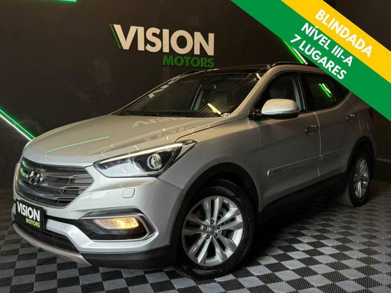 HYUNDAI SANTA FÉ 3.3 MPFI 4X4 7 LUGARES V6 270CV GASOLINA 4P AUTOMÁTICO HYUNDAI SANTA FÉ 3.3 MPFI 4X4 7 LUGARES V6 270CV GASOLINA 4P AUTOMÁTICO